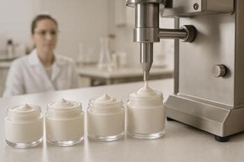 Serenique Beauty flakonlarına serum doldurulan istehsal xətti