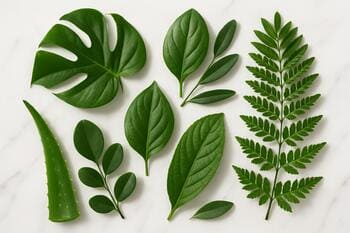 Serenique Beauty formulunda istifadə olunan yaşıl yarpaq ekstraktları