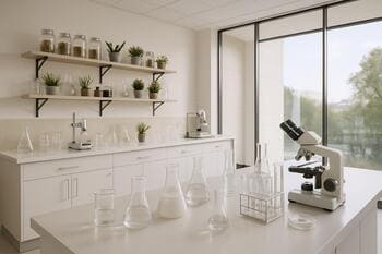 Bakıdakı Serenique Beauty laboratoriyasında istehsal prosesi